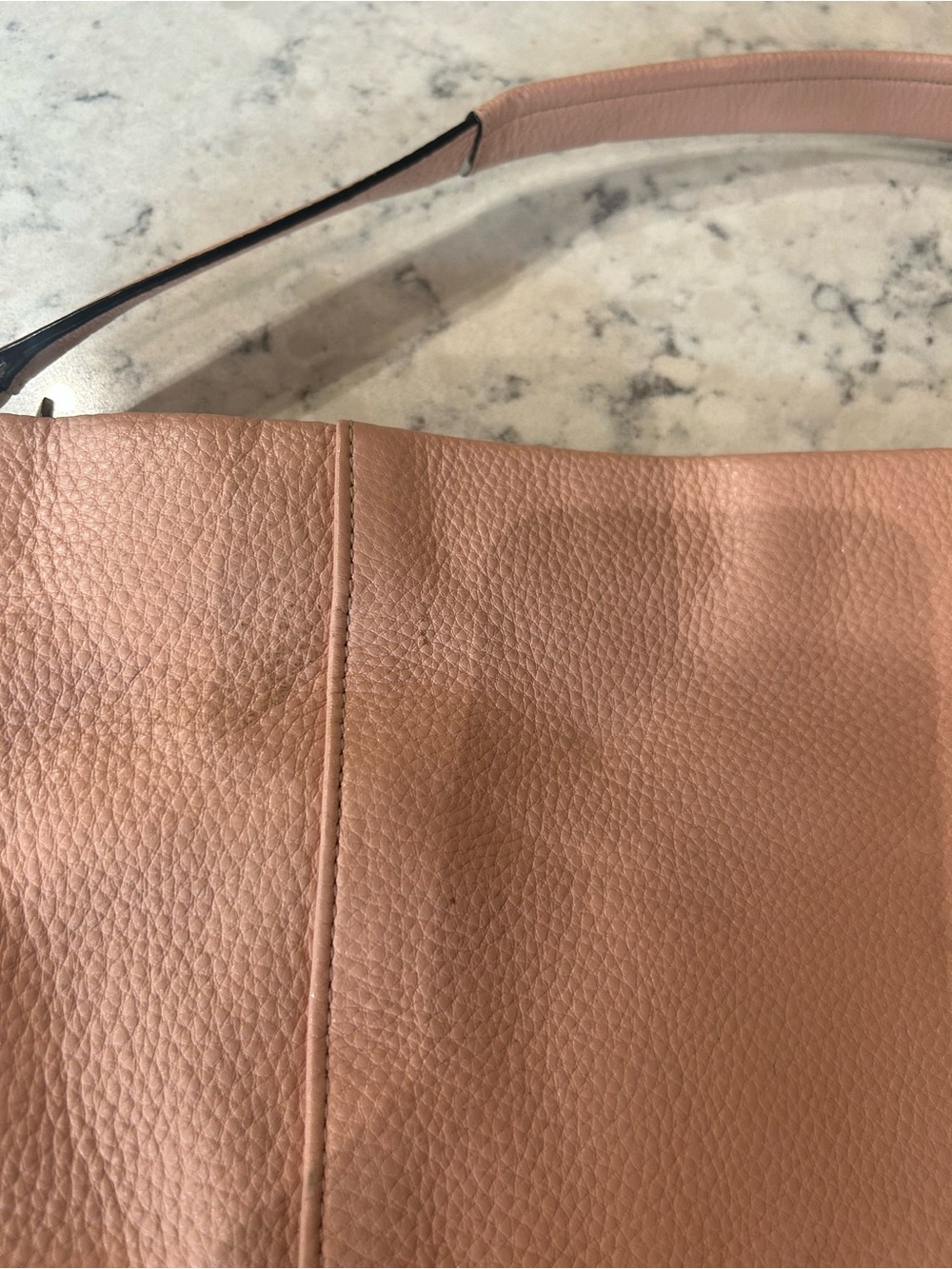 Coach Blush Pink Pebbled Leather Shoulder Bag - Picture 13 of 14